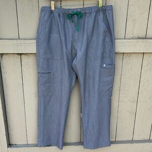 FIgs Scrub Pants Technical Collection Size XLarge Short Grey
